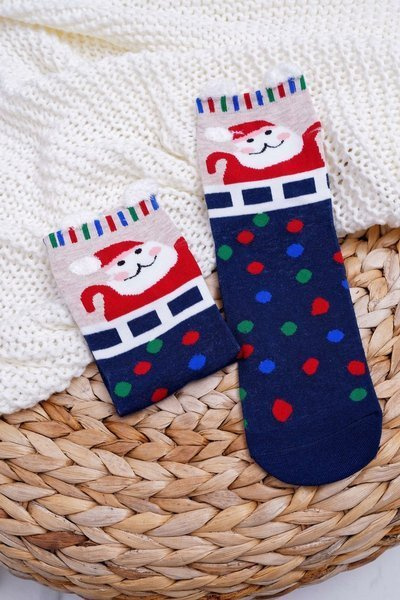 Damen Socken mit Ohren Weihnachten Dots