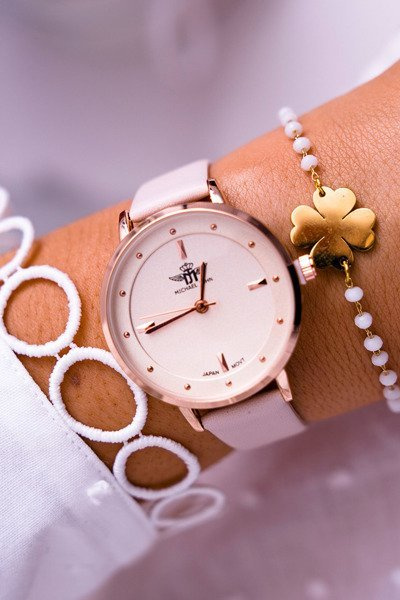 Damenuhr Michael John Beige Skadiara