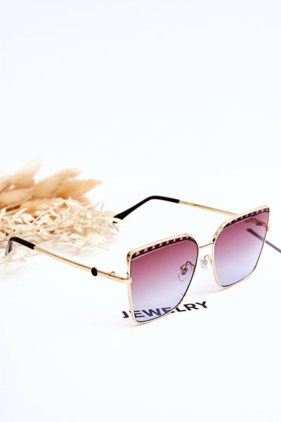 Grandes Lunettes de Soleil Prius V303 Dégradé Marron-Violet