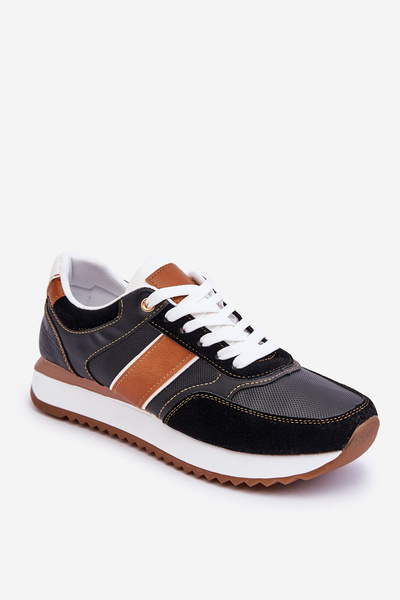 Männliche Sport-Schuhe schwarz Scotty