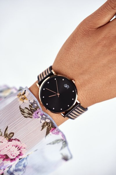 Women's Watch GG Luxe Black with Bracelet Exquit