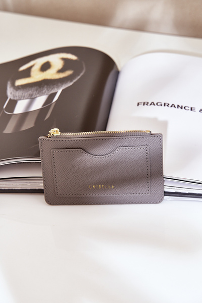 Étui À Cartes Portefeuille Femme Avec Porte-Clés Gris Therinore