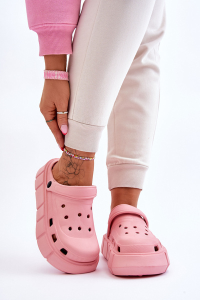 Plateforme en mousse pour femmes Crocs Rose Beckett