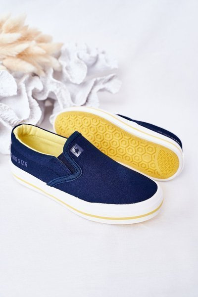 Children's Slip-On Sneakers Big Star HH374011 Navy Blue