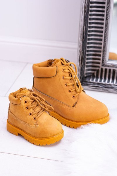 Bottes Trappeuses Isolées Enfant Camel Dexter