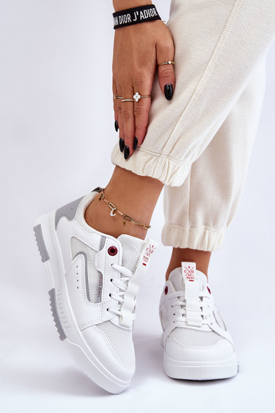 Baskets basses Cross Jeans pour Femme LL2R4011C Blanc