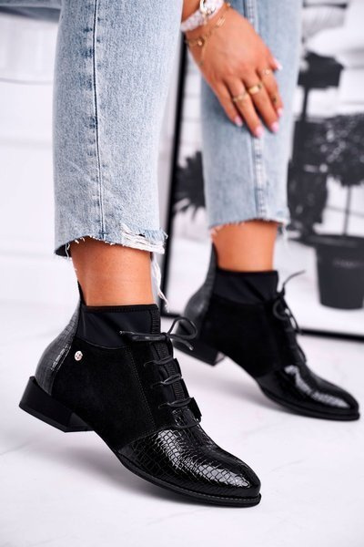 Bottes Femme Maciejka Cuir Noir 04744-20