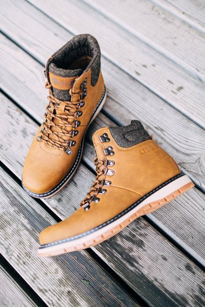 Férfi bakancs Trappers Big Star Camel EE174402