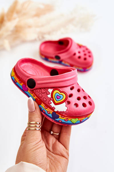 Vaikiškos šlepetės putplasčio Crocs Red Charie