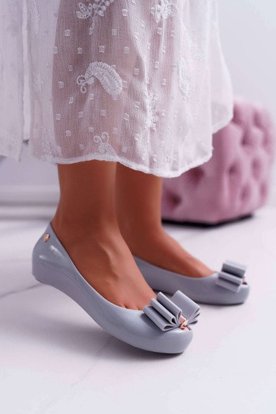 Grau Damen Ballett-Flats Melissa Kasha
