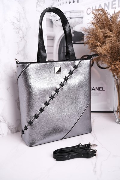 Nagy női vásárlótáska MONNARI BAG0840-022 Ezüst