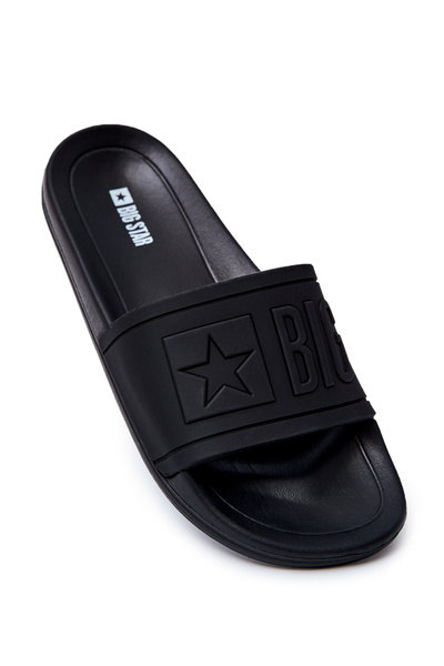 Big Star Herren Gummi Flip Flops Schwarz DD174690