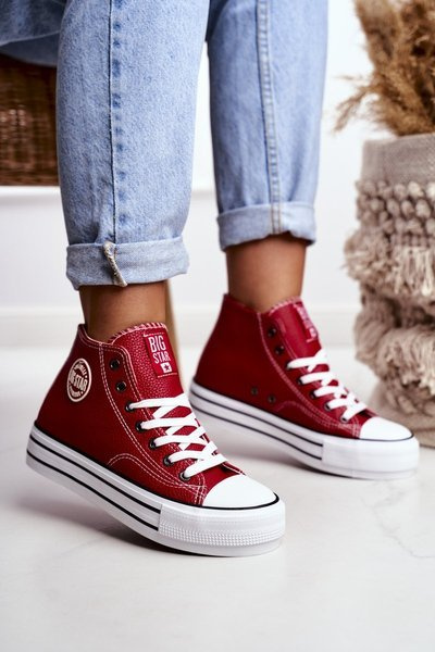 Adidași pentru femei Big Star Red GG274014