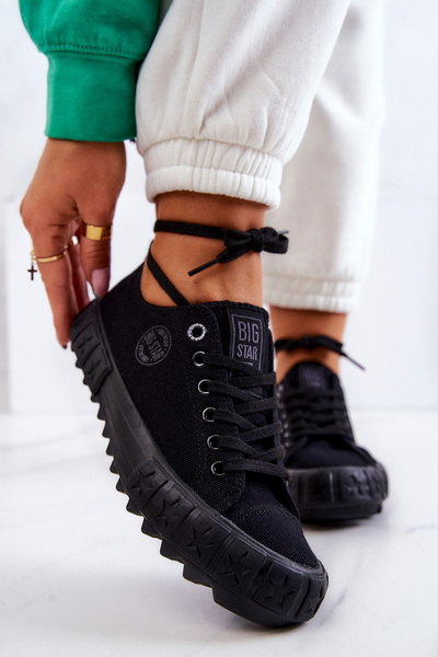 Stai de adidași pentru femei Big Star JJ274510 Negru
