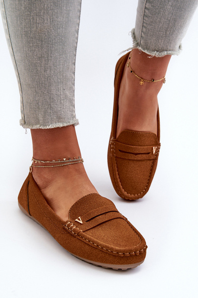 Klasszikus női mokaszin Camel Iramarie