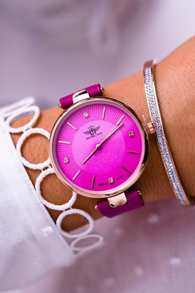 Michael John Fuchsia Narsen női karóra
