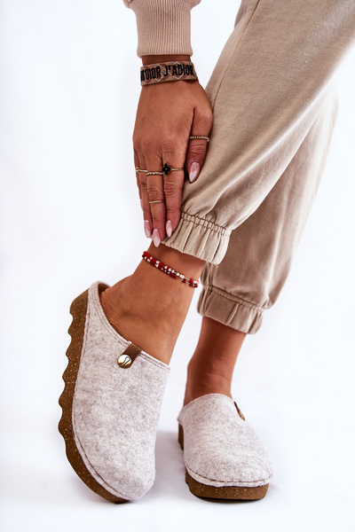 Buitinės šlepetės Profilaktinės šlepetės Inblu DK-08-002 Beige