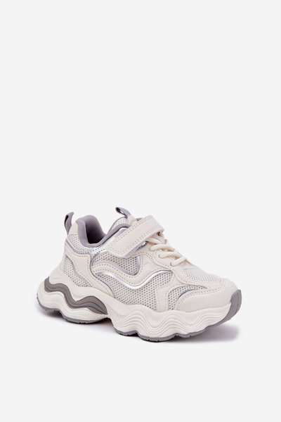 Kinder Sneaker Auf Dicker Sohle Weiße Lianees