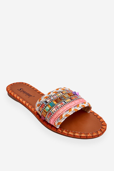 Papuci femei Orange Bellisa