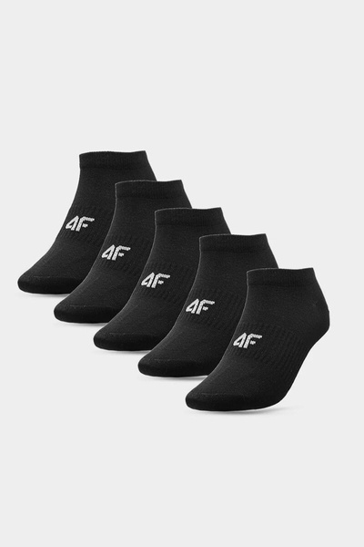 4F Women's Socks 5-PACK 4FWAW23USOCF214-20S Black
