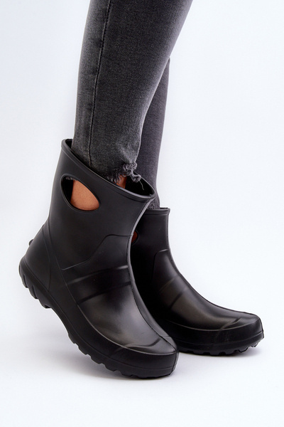 Damen wasserdichte Gummistiefel LEMIGO GARDEN 752 Schwarz