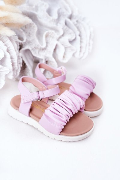 Vaikiški Velcro sandalai Purple Aimy