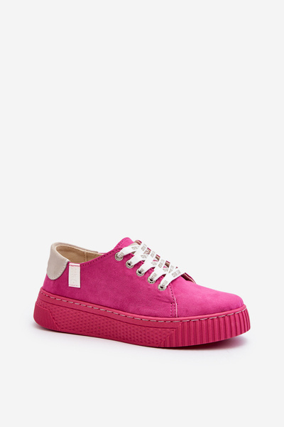 Baskets femme MEMORY FOAM SYSTEM BIG STAR NN276004 Fuchsia