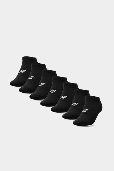 Șosete Bărbați 4F Călcâi 7-PACK 4FWAW23USOCM221-20S Negre