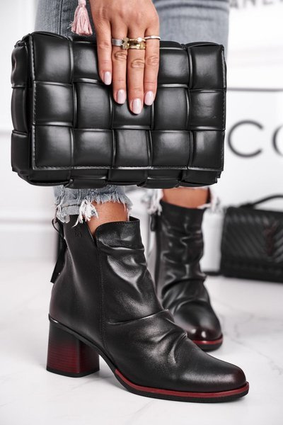 Bottes Femme À Talon Haut Maciejka Noir 04757-01