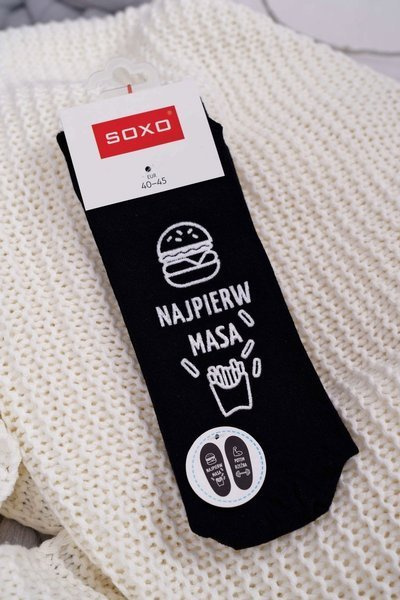 Chaussettes SOXO pour hommes Première messe puis sculpture