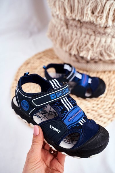 Children's Sandals Shoes Big Star Navy FF374211