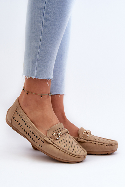 Mocassins En Treillis Noirs Femme Rasirna