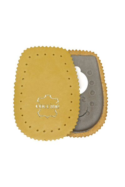 Coccine Heel Pad Corck és bőr Peccary