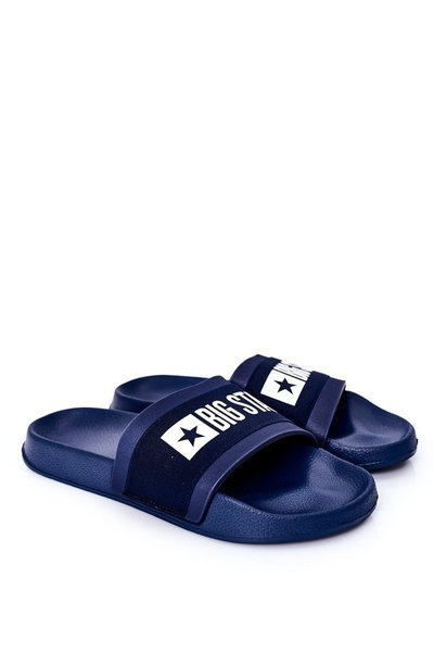Herren Big Star Flip-Flops HH174833 Marineblau