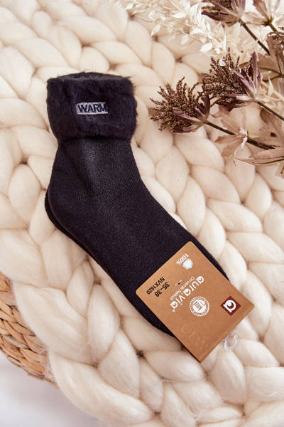 isolierte Damensocken Graphit Warm