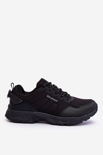Chaussures de sport softshell pour hommes noires Christopher