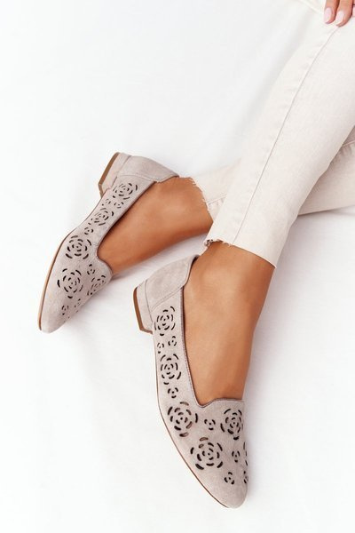 Mocassins Femme Ajourés Sergio Leone BL627 Cappuccino