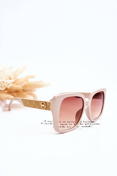 Women's Glitter Sunglasses M2354 Beige
