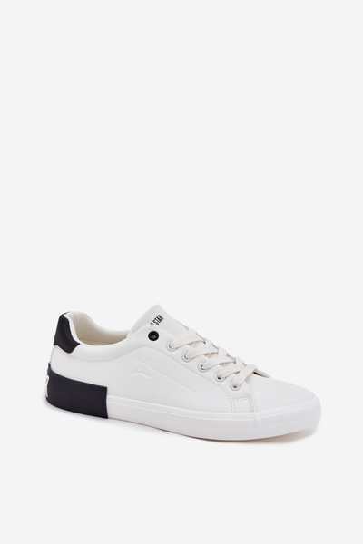 Férfi Eko Bőr Sneakers Big Star OO174018 Fehér