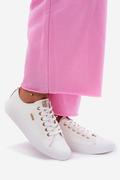 Adidași Femeie Din Piele Ecologică Big Star RR274748 Albi