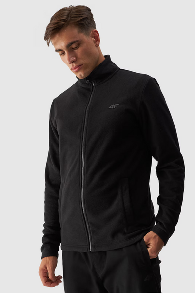 Herren Polar Regular Mit Stehkragen Schwarz 4FWMM00TFLEM289-20S