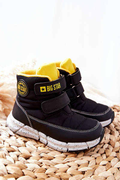 Children's Snow Boots Memory Foam Big Star II374070 Black