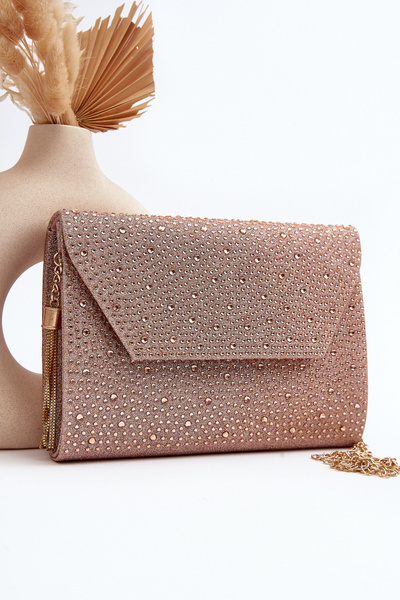Verzierte formale Tasche Clutch Edela Pink