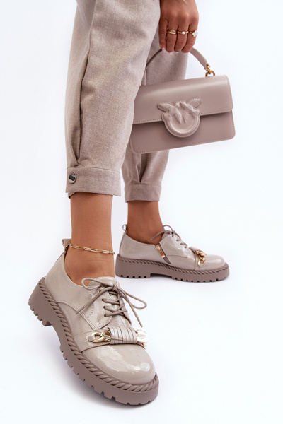 Demi-bottes brillantes pour femmes D&A MR870-81 Gris
