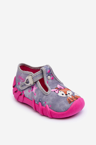 Chaussons Écureuils Befado 110P467 Gris-Rose