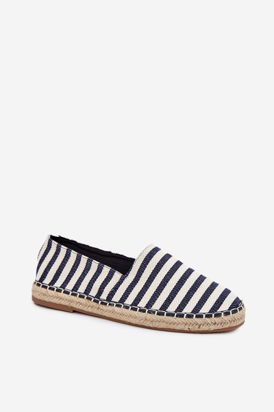 Vyriški Audiniai Espadrilles Su Juostelėmis Tamsiai Mėlynos Kerenz