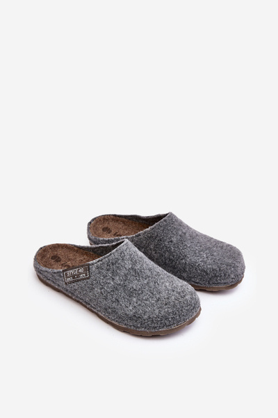 Herren Hausschuhe Pantoffeln Inblu CR000015 Grau