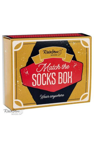 Chaussettes MATCH BOX Correspond aux chaussettes arc-en-ciel