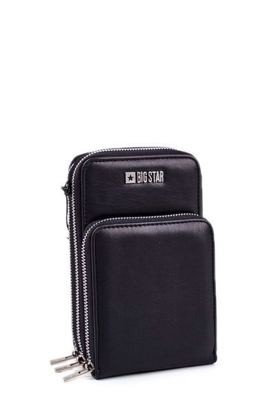 Damen 2-in-1 Geldbörse Handtasche BIG STAR GG674004 Schwarz