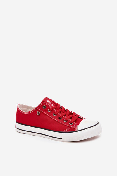 Férfi Alacsony Anyag Sneakerek Big Star DD174502 Piros